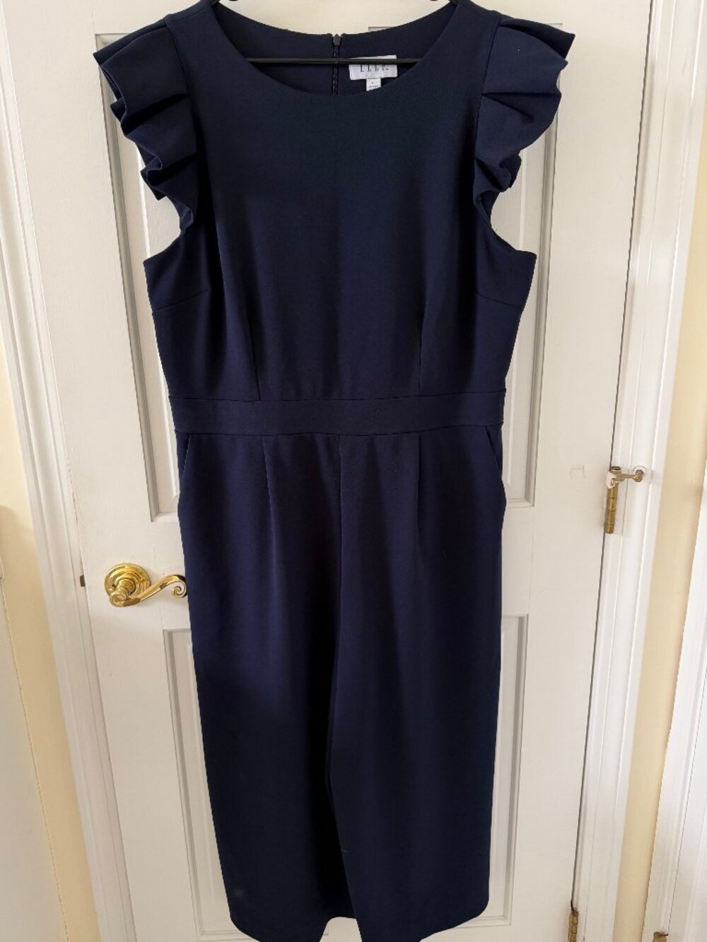 Elle XL Navy Jumpsuit